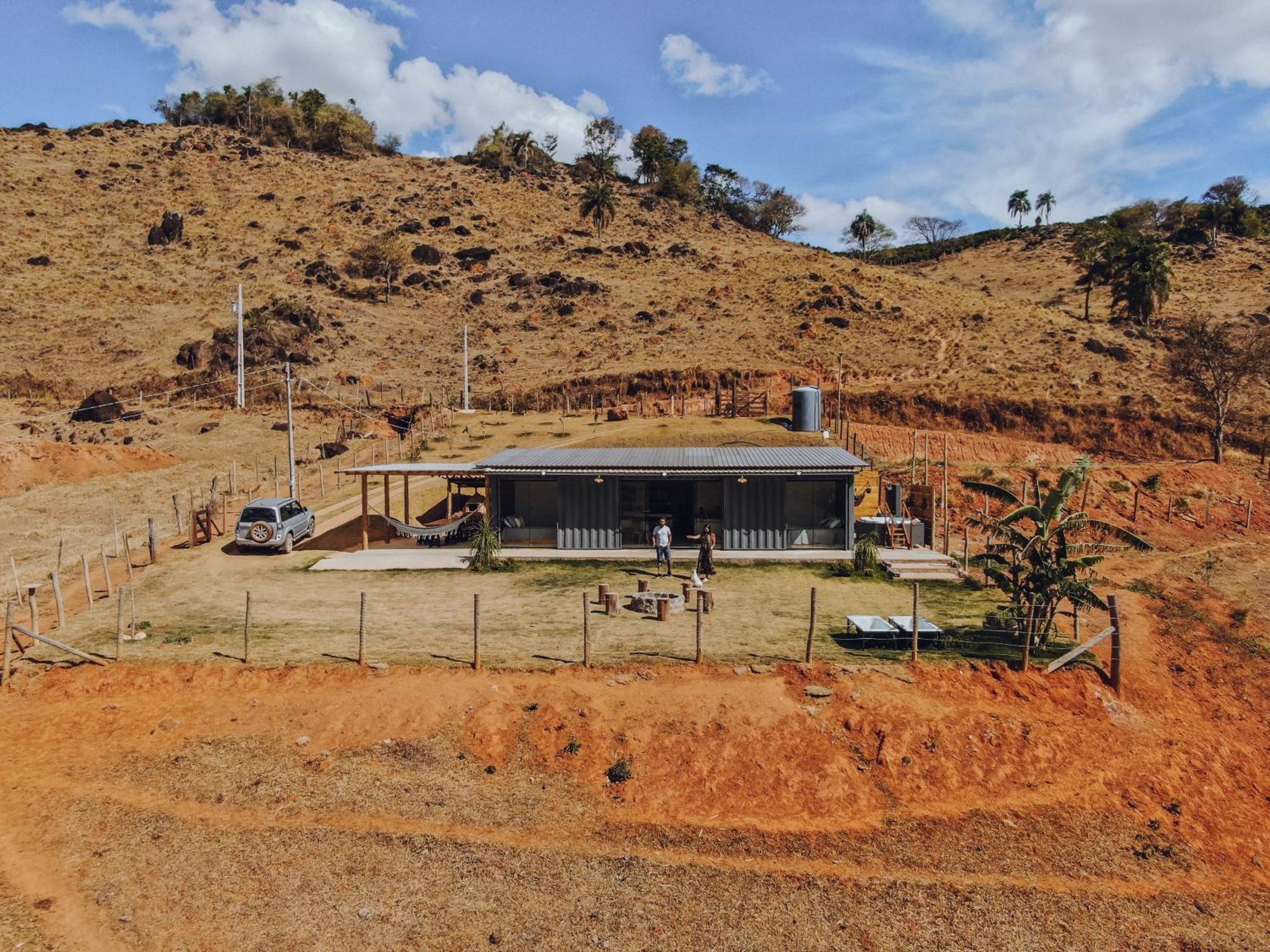 Vila Casa Container Com Spa E Linda Vista Para A Serra Da Mantiqueira Bueno Brandão Exteriér fotografie